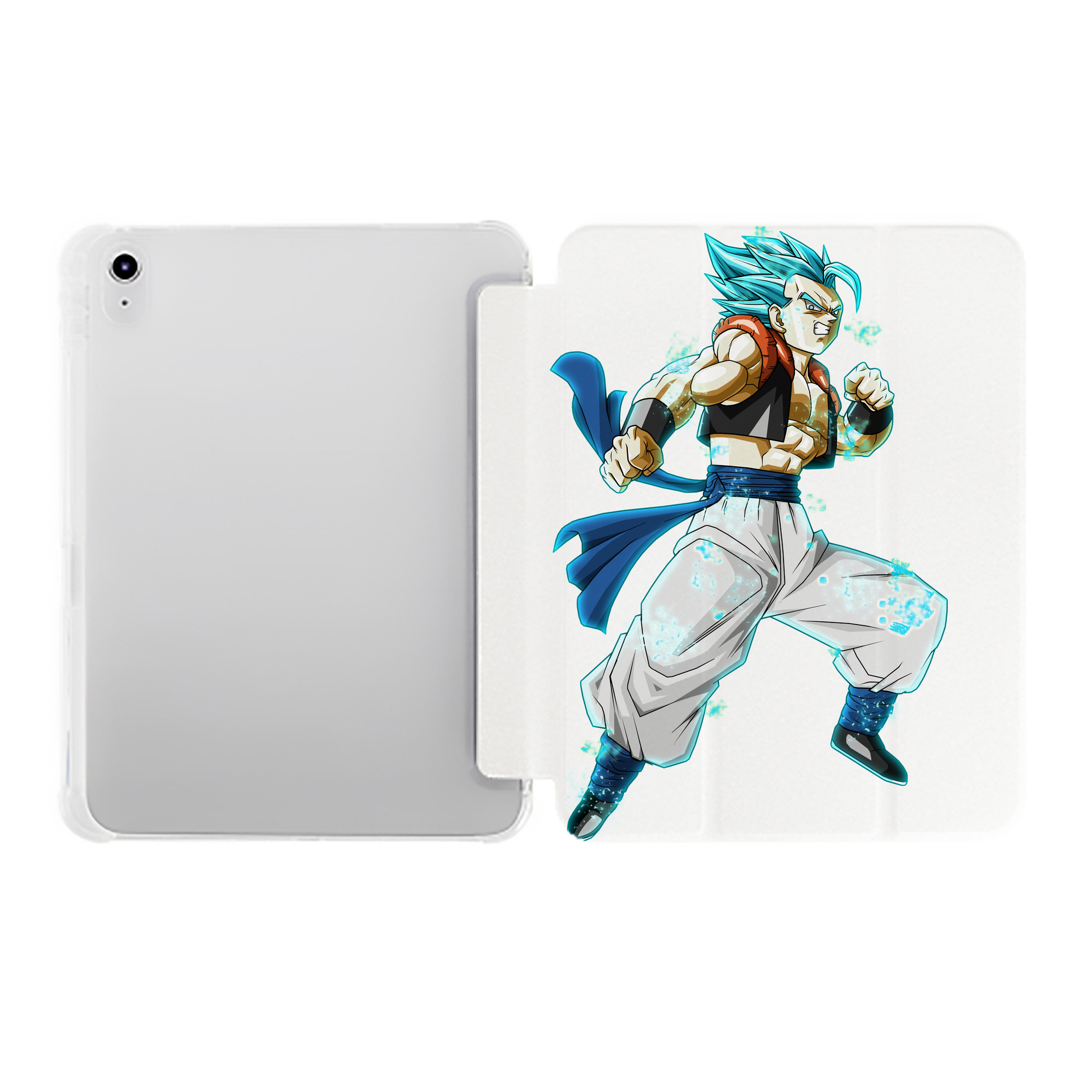 （画像用） ドラゴンボール ベジータ四世（Bejīta Yonsei）DRAGON BALL Vegeta IV IPad ケース ペン収納付き 三つ折りスタンド PUレザー×シリコン 対応機種9.5/10.5/10.9インチ